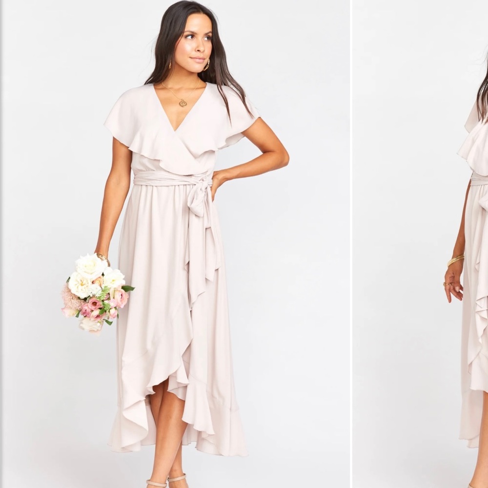 Show Me Your Mumu Jess Ruffle Midi Dress